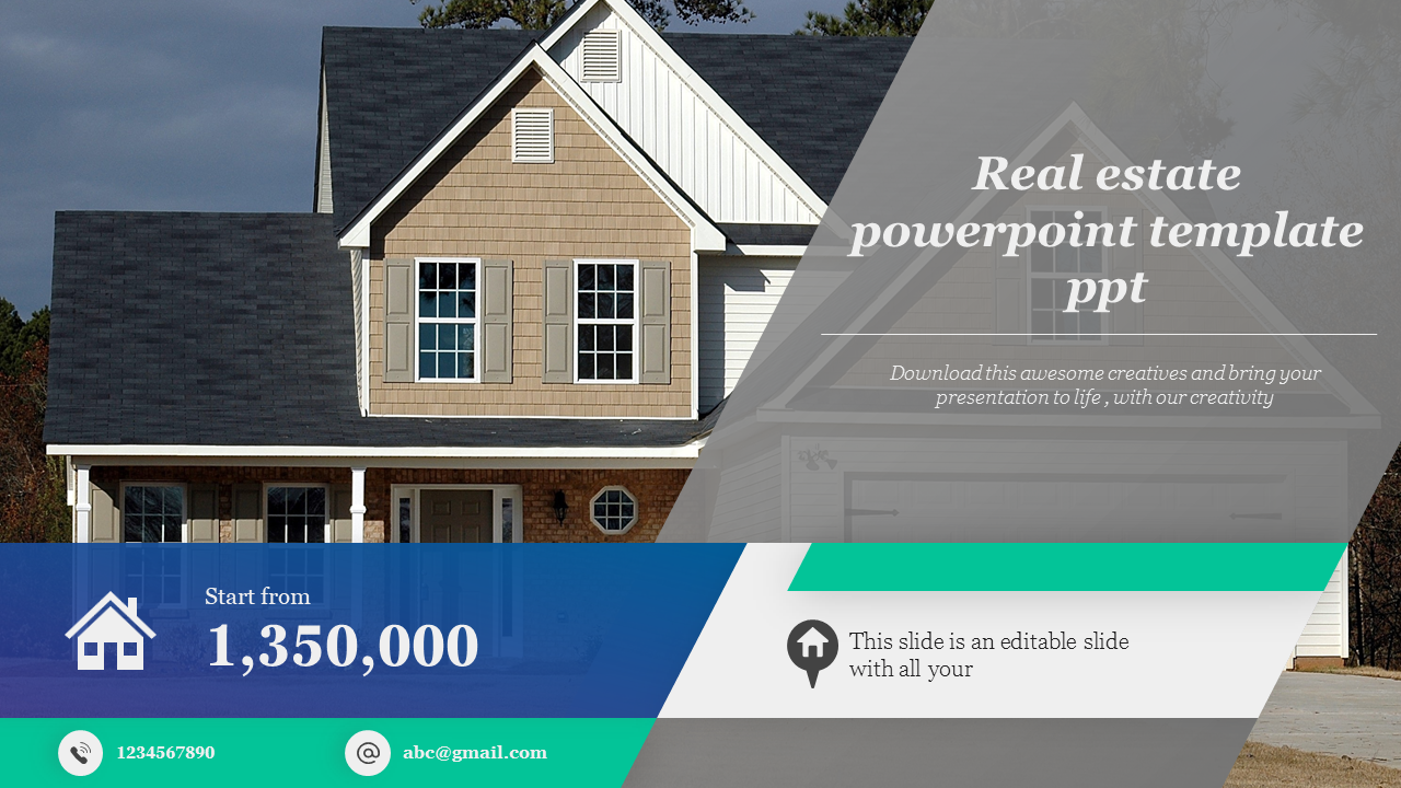 Effective Real Estate PowerPoint Template PPT Design